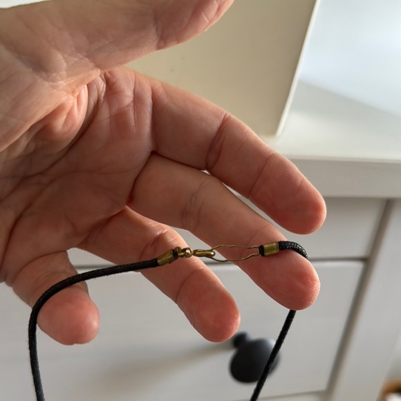 Long, Earth Toned Statement Necklace with Tribal Vibes - Picture 4 of 5